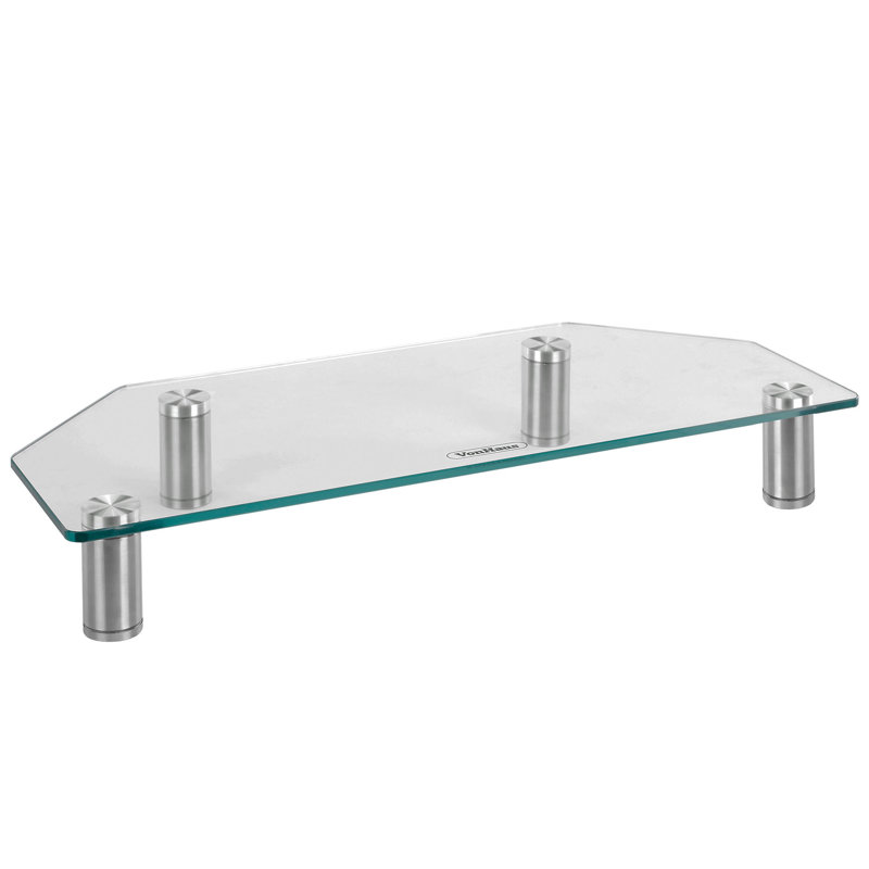 VonHaus Glass Corner Monitor Stand & Reviews Wayfair